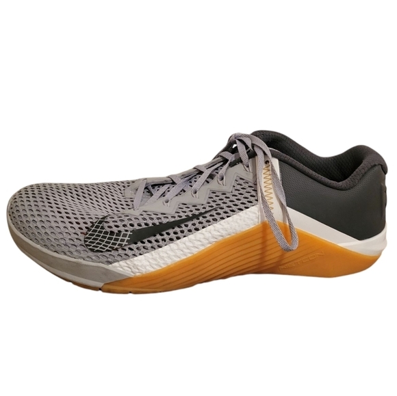 Nike Metcon 6 Men's 15 Athletic Running Shoes Smoke Grey White Lace Up 15 CK9388 - Picture 8 of 8